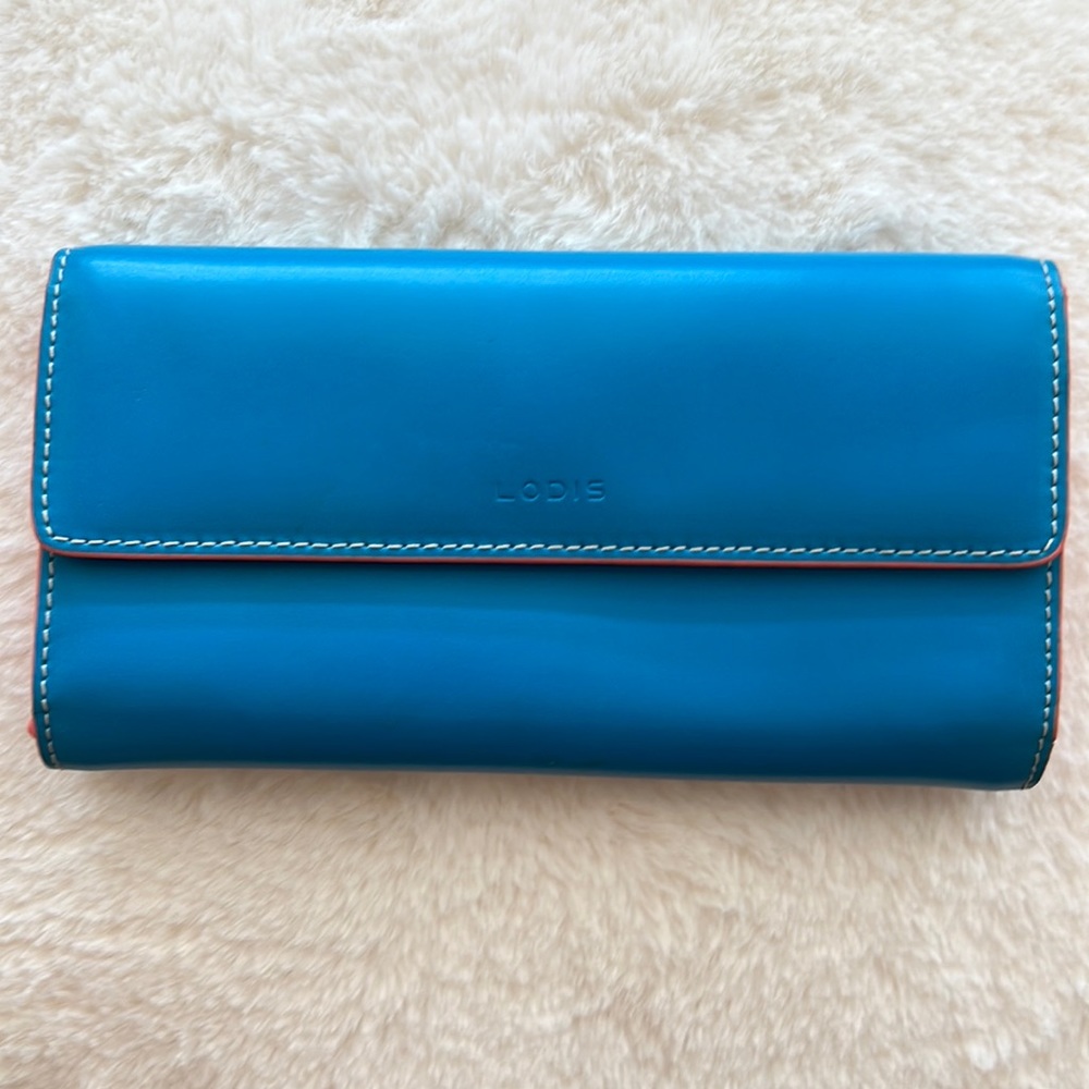 Lodis checkbook clutch wallet